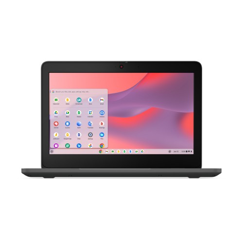 Lenovo 100e Chromebook Gen 4 MediaTek Kompanio 520 11.6" HD 4 GB LPDDR4x-SDRAM 32 GB eMMC Wi-Fi 6 (802.11ax) ChromeOS English Gray