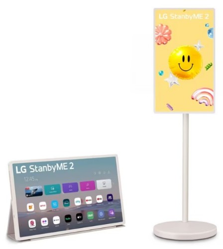 LG StanbyME 2 27" QHD HDR Smart LED Rollable Wireless Touchscreen TV