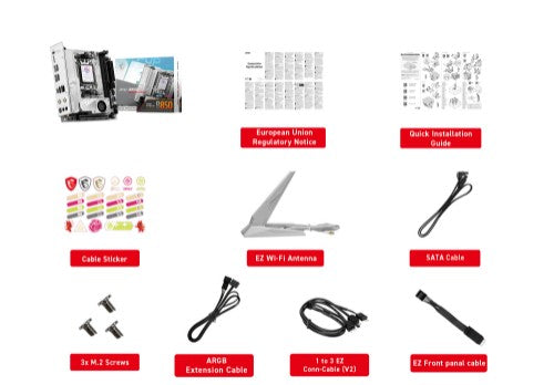 MSI B850I EDGE TI WIFI AMD B850 Socket AM5 mini ITX