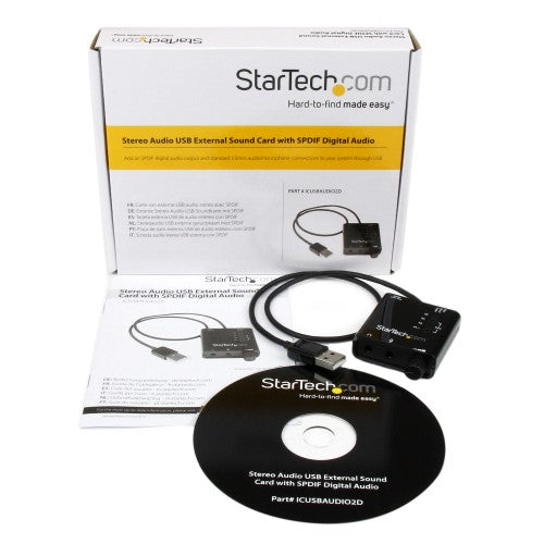 StarTech.com ICUSBAUDIO2D audio card 5.1 channels USB