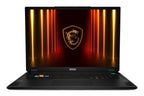 MSI Stealth 18 HX AI A2XWIG-028US Intel Core Ultra 9 275HX Laptop 18" Quad HD+ 32 GB DDR5-SDRAM 2 TB SSD NVIDIA® GeForce RTX™ 5080 Laptop GPU Wi-Fi 7 (802.11be) Windows 11 Pro Black