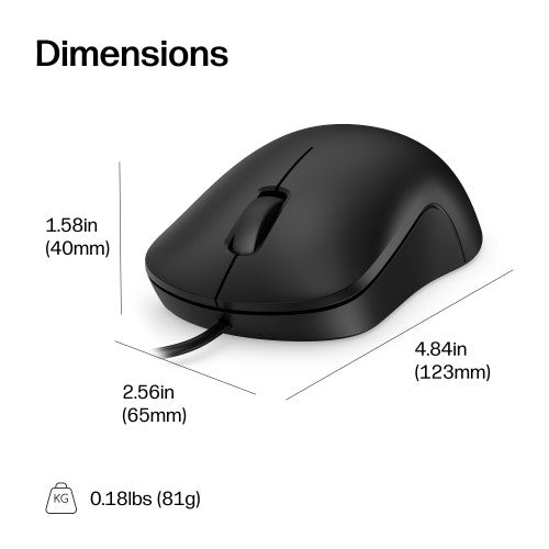 HP 175M Wired Mouse
