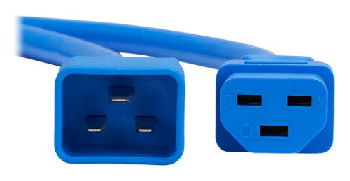 Eaton P035-003-ABL power cable Blue 35.4" (0.9 m) IEC C20 C21 coupler