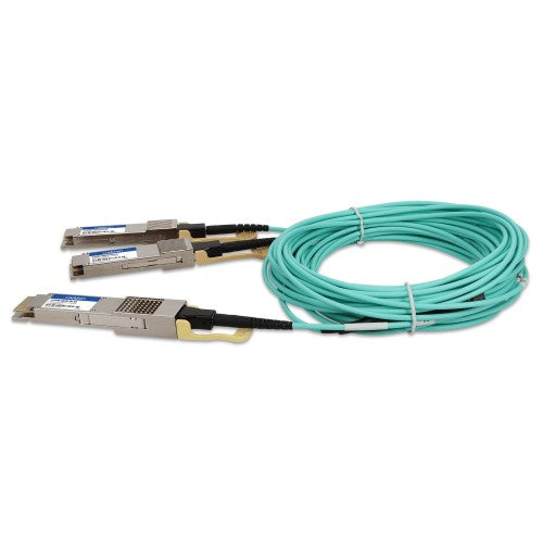 AddOn Networks A-D400-2Q200-3M-AO InfiniBand/fibre optic cable 118.1" (3 m) QSFP-DD 2x QSFP56 AOC Aqua color