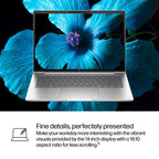 HP ProBook 4 G1iR 14 Intel Core Ultra 5 225U Laptop 14" WUXGA 16 GB DDR5-SDRAM 256 GB SSD Wi-Fi 6E (802.11ax) Windows 11 Pro Silver