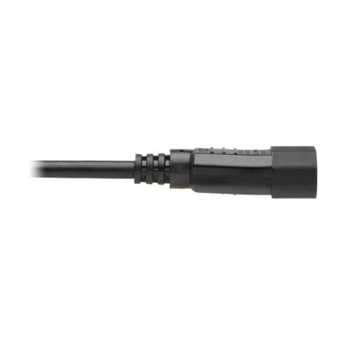 Tripp Lite P002-002 power cable Black 24" (0.61 m) C14 coupler NEMA 5-15R