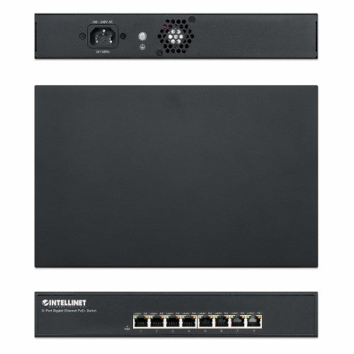 Intellinet 560641 network switch Gigabit Ethernet (10/100/1000) Power over Ethernet (PoE) Black