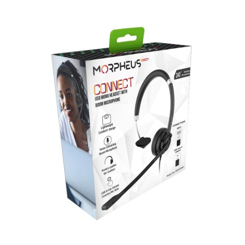 Morpheus 360 Connect Headset Wired Handheld Office/Call center USB Type-A Black