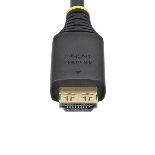 StarTech.com HDMI2-CABLE-GRIP-8F HDMI cable 94.5" (2.4 m) HDMI Type A (Standard) Black