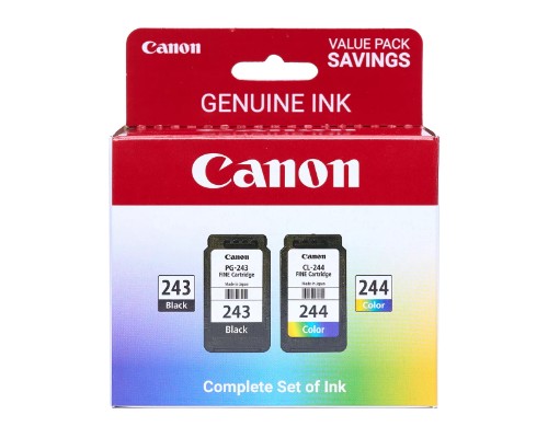 Canon PG-243/CL-244 Value Pack ink cartridge 2 pc(s) Original Black, Cyan, Yellow