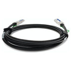 AddOn Networks QSFP-100G-PDAC0-5M-I-AO InfiniBand/fibre optic cable 19.7" (0.5 m) QSFP28 Black, Silver