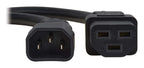 Eaton P037-003 power cable Black 35.4" (0.9 m) IEC C14 C21 coupler