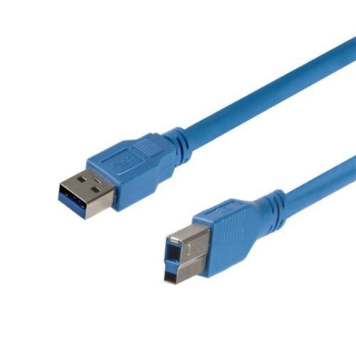 StarTech.com USB3SAB1 USB cable USB 3.2 Gen 1 (3.1 Gen 1) 11.8" (0.3 m) USB A USB B 5 Gbit/s Blue - Buy IT Solutions