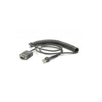Zebra CBA-RF2-C09ZAR serial cable Black 110.2" (2.8 m) RS232 DB9