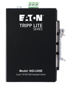 Eaton NGI-U05E network switch Unmanaged Gigabit Ethernet (10/100/1000) DIN rail Black