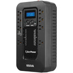 CyberPower EC650LCD uninterruptible power supply (UPS) Standby (Offline) 0.65 kVA 390 W 8 AC outlet(s)
