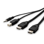 Belkin F1DN2CCBL-DH10t KVM cable Black 118.1" (3 m)