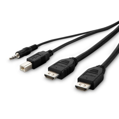 Belkin F1DN2CCBL-DH10t KVM cable Black 118.1" (3 m)