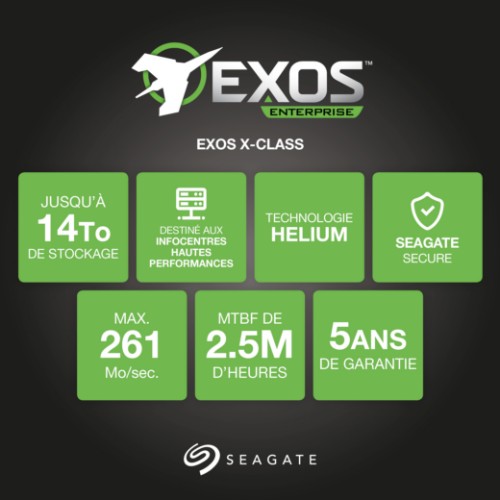 Seagate Enterprise ST12000NM0007 internal hard drive 12 TB 7200 RPM 256 MB 3.5" Serial ATA III