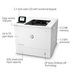 HP LaserJet Enterprise M607n Wireless Black and white Printer, Ethernet Only