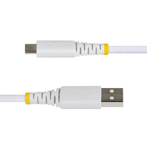 StarTech.com USB2AC3FBRWH USB cable USB 2.0 35.8" (0.91 m) USB A USB C 0.48 Gbit/s 15 W White