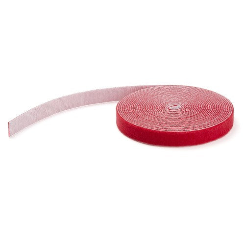 StarTech.com HKLP25RD cable tie Hook & loop cable tie Nylon Red 1 pc(s)
