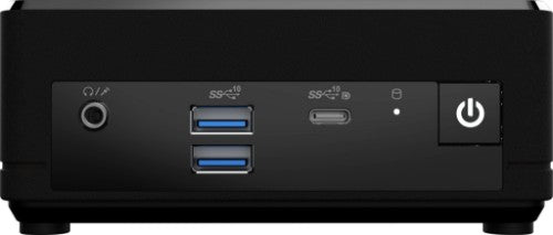 MSI CUBI N ADL S-055BUS PC/workstation barebone 0.69L sized PC Black N100