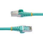 StarTech.com NLAQ-25F-CAT6A-PATCH networking cable Aqua color 299.2" (7.6 m) S/FTP (S-STP)