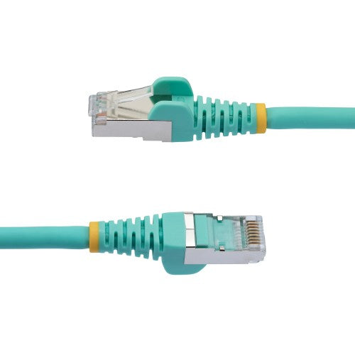 StarTech.com NLAQ-9F-CAT6A-PATCH networking cable Aqua color 106.3" (2.7 m) S/FTP (S-STP) Round