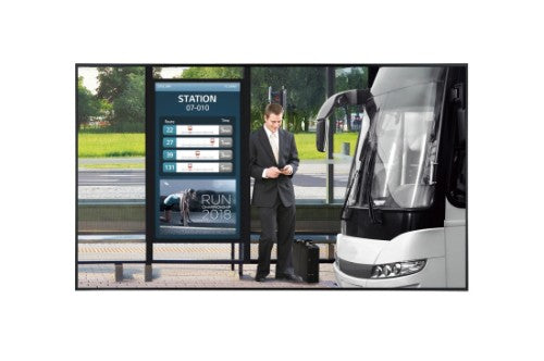 LG 55XF3E-B signage display Digital signage flat panel 55" LCD 3000 cd/m² Full HD Black WebOS 24/7