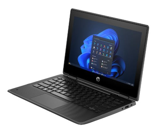HP Fortis Flip G1i Intel® N N250 Hybrid (2-in-1) 11.6" Touchscreen HD 4 GB LPDDR5-SDRAM 128 GB UFS Wi-Fi 6E (802.11ax) Windows 11 Pro Black