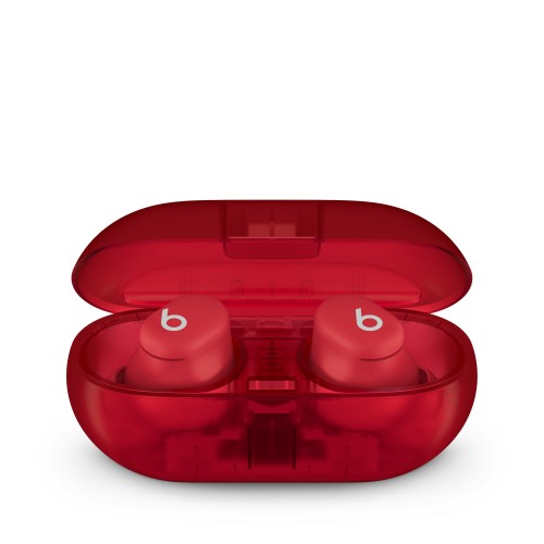 Apple Beats Solo Buds Headset True Wireless Stereo (TWS) In-ear Calls/Music Bluetooth Red, Transparent