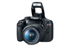 Canon EOS Rebel T7 EF-S 18-55mm IS II Kit SLR Camera Kit 24.1 MP CMOS 6000 x 4000 pixels Black