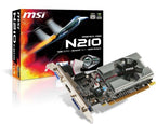 MSI N210-MD1G/D3 graphics card GeForce 210 1 GB GDDR3