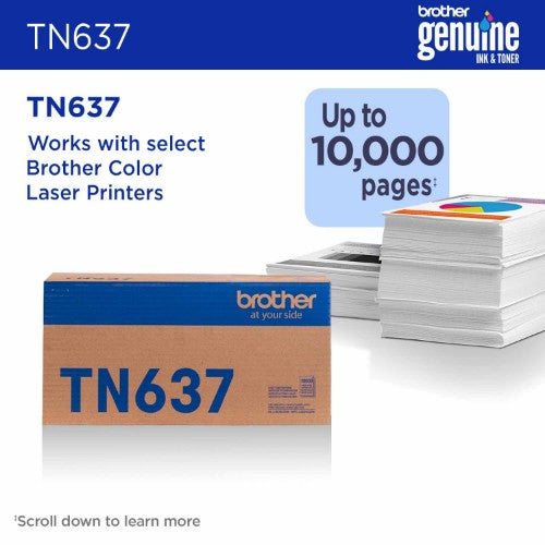 Brother TN-637C toner cartridge 1 pc(s) Original Cyan