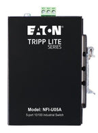 Eaton NFI-U05A network switch Unmanaged Fast Ethernet (10/100) DIN rail Black