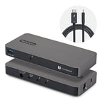 StarTech.com 303NA-TB5-HUB interface hub Thunderbolt 5 80 Mbit/s Gray