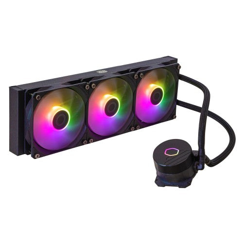 Cooler Master MasterLiquid 360L Core ARGB Processor Liquid cooling kit 4.72" (12 cm) Black