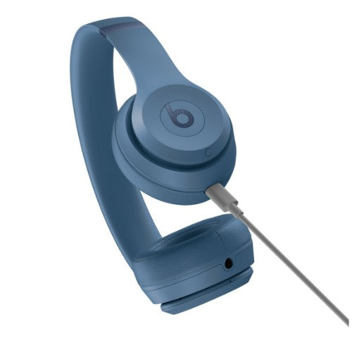 Apple Beats Solo 4 Headphones Wired & Wireless Head-band Calls/Music USB Type-C Bluetooth Blue