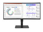 LG 34BQ77QE-B computer monitor 34" 3440 x 1440 pixels UltraWide Quad HD LED Black