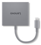 Lenovo GX91R64790 laptop dock/port replicator Wired USB 3.2 Gen 1 (3.1 Gen 1) Type-C Gray