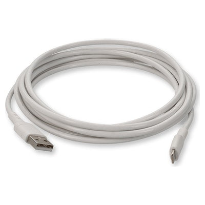 AddOn Networks USB2LGT2MW lightning cable 78.7" (2 m) White