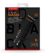 Western Digital WD_BLACK SN850X NVMe 8 TB M.2 PCI Express 4.0