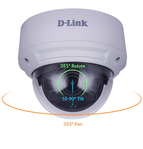 D-Link DCS-4618EK security camera Dome IP security camera Outdoor 3840 x 2160 pixels Ceiling