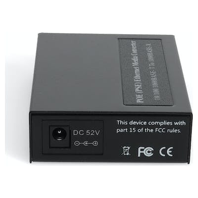 AddOn Networks ADD-GMC-SX-2RJLC-POE+ network media converter 1000 Mbit/s 850 nm Black