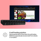 HP EliteDesk 8 Mini G1i Desktop AI PC Wolf Pro Security Edition Intel Core Ultra 9 32 GB DDR5-SDRAM 512 GB SSD Windows 11 Pro Mini PC