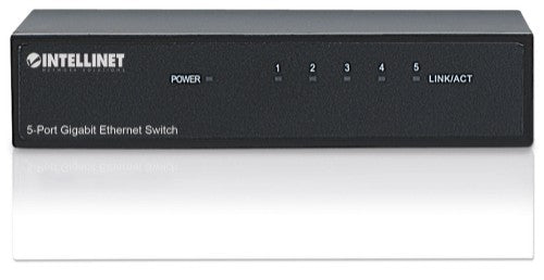 Intellinet 530378 network switch Gigabit Ethernet (10/100/1000) Black