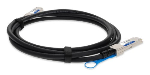 AddOn Networks QSFP-100G-PDAC50CM-FT-AO InfiniBand/fibre optic cable 19.7" (0.5 m) QSFP28 DAC Black, Stainless steel