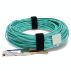 AddOn Networks JL278A-AO InfiniBand/fibre optic cable 787.4" (20 m) QSFP28 AOC Aqua color