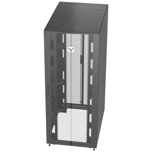 Vertiv VR3150 rack cabinet 42U Freestanding rack Black, Transparent